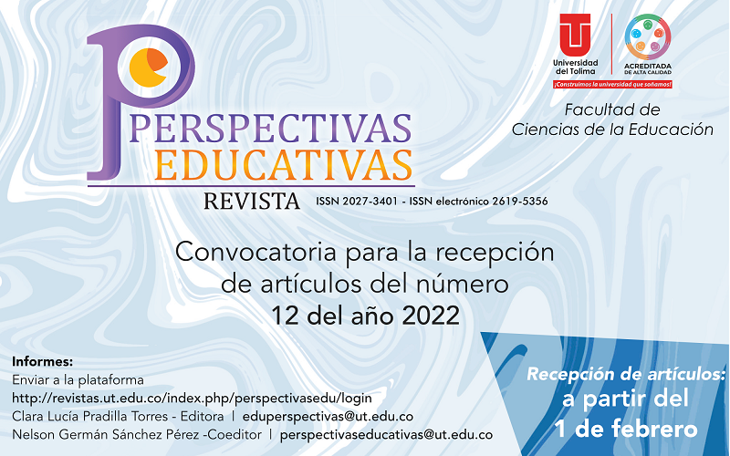 Concovatoria revista Perspectivas Educativas 27 enero 2022 1