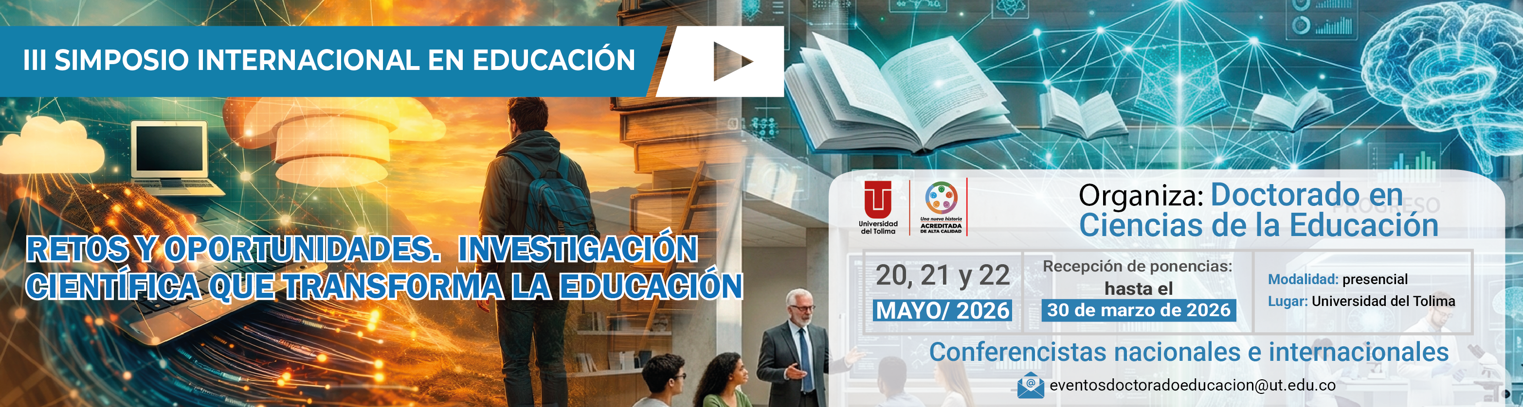 Banner III Simposio Internacional en Educación